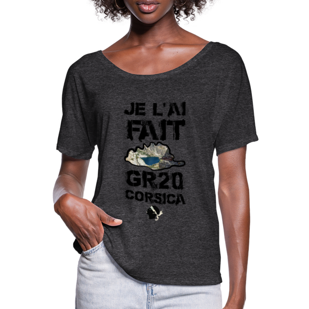 T-shirt manches chauve-souris GR20 Corsica - Ochju Ochju charbon / S SPOD T-shirt manches chauve-souris Femme Bella + Canvas T-shirt manches chauve-souris GR20 Corsica