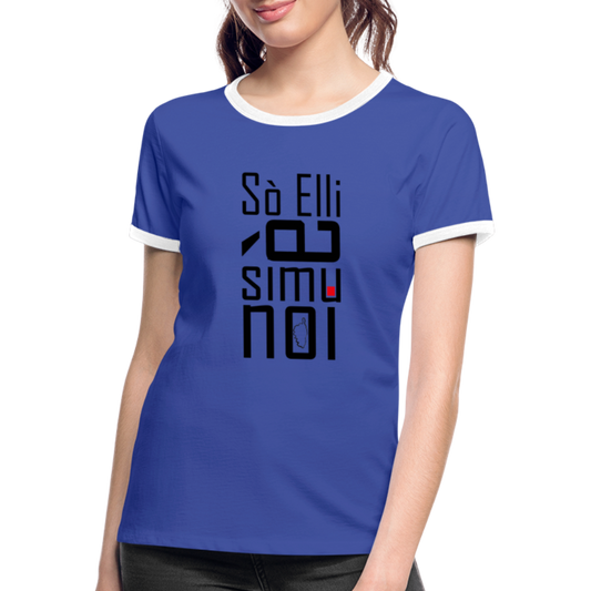 T-shirt contrasté Simu Noï - Ochju Ochju SPOD T-shirt contrasté Femme T-shirt contrasté Simu Noï