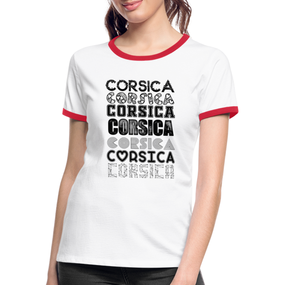T-shirt contrasté Corsica - Ochju Ochju SPOD T-shirt contrasté Femme T-shirt contrasté Corsica