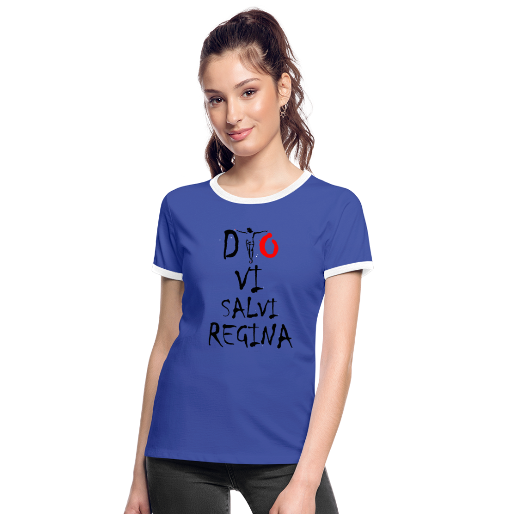 T-shirt contrasté Dio Vi Salvi Regina - Ochju Ochju SPOD T-shirt contrasté Femme T-shirt contrasté Dio Vi Salvi Regina