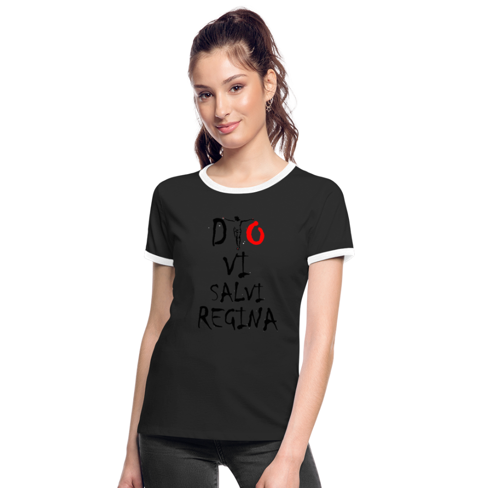 T-shirt contrasté Dio Vi Salvi Regina - Ochju Ochju SPOD T-shirt contrasté Femme T-shirt contrasté Dio Vi Salvi Regina