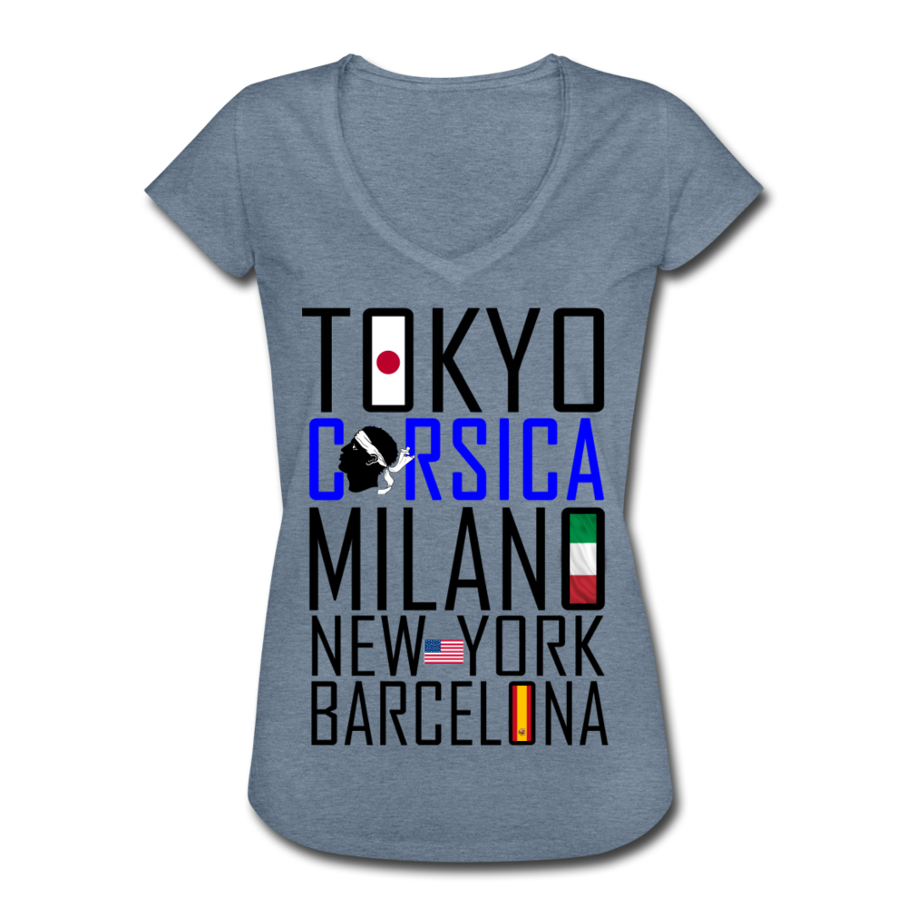 T-shirt vintage Tokyo, Corsica ... - Ochju Ochju SPOD T-shirt vintage Femme T-shirt vintage Tokyo, Corsica ...