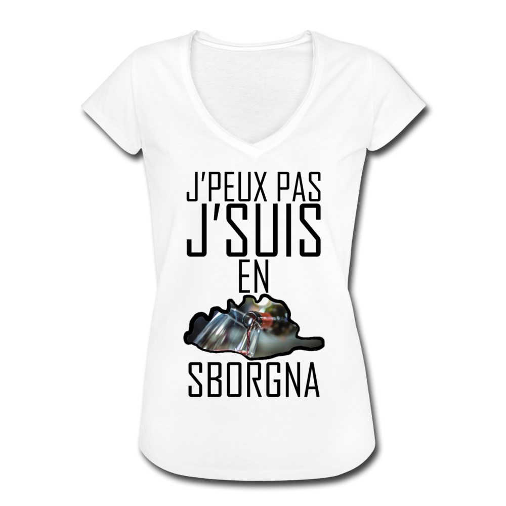 T-shirt vintage En Sborgna - Ochju Ochju blanc / S SPOD T-shirt vintage Femme T-shirt vintage En Sborgna