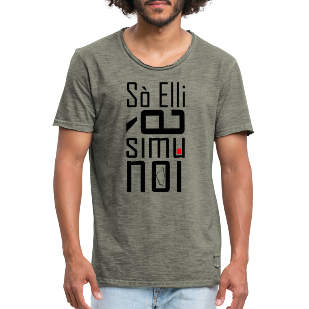 T-shirt vintage Simu Noï - Ochju Ochju vintage kaki / S SPOD T-shirt vintage Homme T-shirt vintage Simu Noï