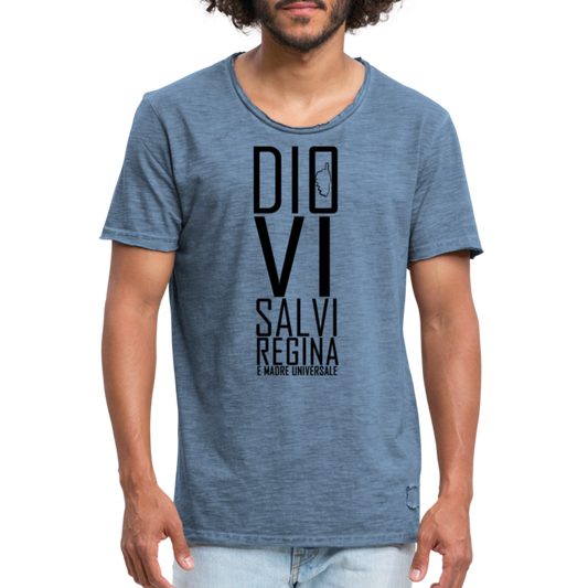 T-shirt vintage Dio Vi Salvi Regina - Ochju Ochju vintage bleu jeans / S SPOD T-shirt vintage Homme T-shirt vintage Dio Vi Salvi Regina
