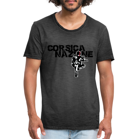 T-shirt vintage Corsica Nazione Ribellu - Ochju Ochju noir vintage / S SPOD T-shirt vintage Homme T-shirt vintage Corsica Nazione Ribellu