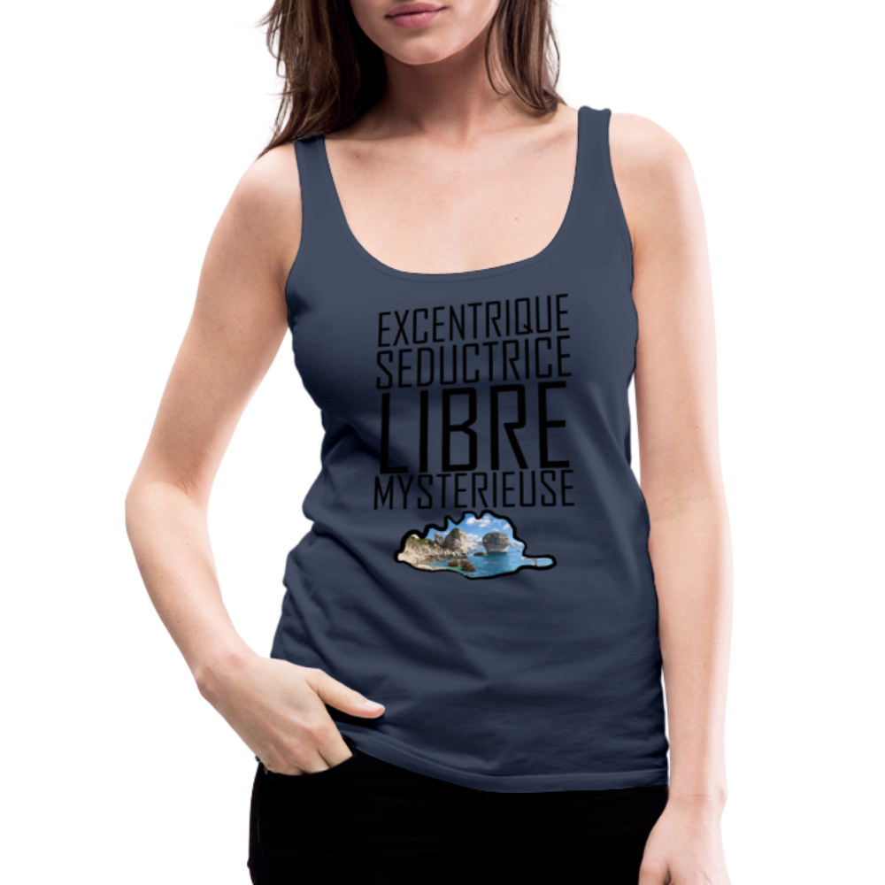 Débardeur Premium Corse Libre - Ochju Ochju bleu marine / S SPOD Débardeur Premium Femme Débardeur Premium Corse Libre