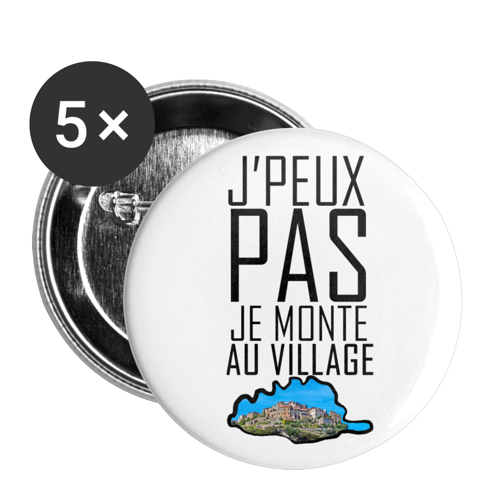 Lot de 5 badges Je Monte au Village - Ochju Ochju taille unique SPOD Lot de 5 moyens badges (32 mm) Lot de 5 badges Je Monte au Village