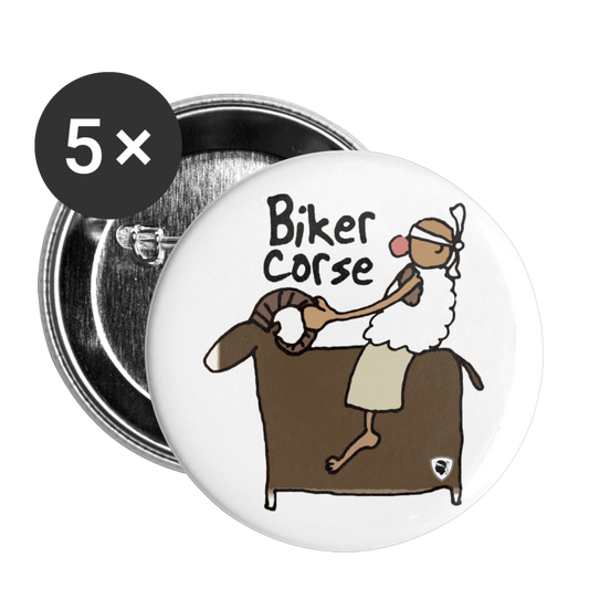 Lot de 5 badges Biker Corse - Ochju Ochju taille unique SPOD Lot de 5 moyens badges (32 mm) Lot de 5 badges Biker Corse