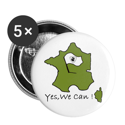 Lot de 5 badges Yes, We Can ! - Ochju Ochju taille unique SPOD Lot de 5 moyens badges (32 mm) Lot de 5 badges Yes, We Can !