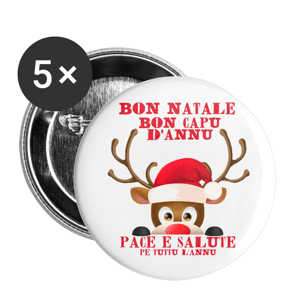 Lot de 5 badges Bon Natale ! - Ochju Ochju taille unique SPOD Lot de 5 moyens badges (32 mm) Lot de 5 badges Bon Natale !