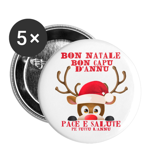 Lot de 5 badges Bon Natale ! - Ochju Ochju taille unique SPOD Lot de 5 moyens badges (32 mm) Lot de 5 badges Bon Natale !