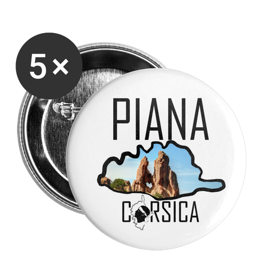 Lot de 5 badges Piana Corsica - Ochju Ochju taille unique SPOD Lot de 5 moyens badges (32 mm) Lot de 5 badges Piana Corsica