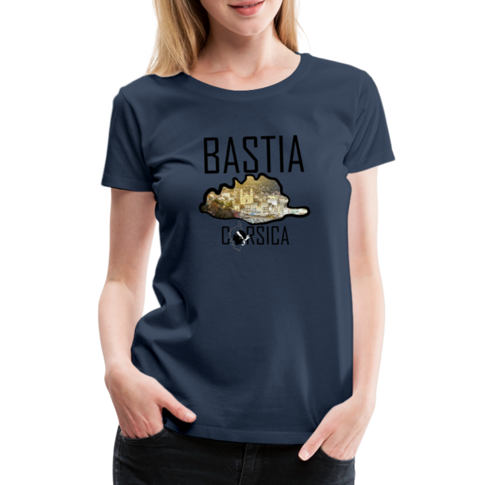 T-shirt Premium Bastia Corsica - Ochju Ochju bleu marine / S SPOD T-shirt Premium Femme T-shirt Premium Bastia Corsica
