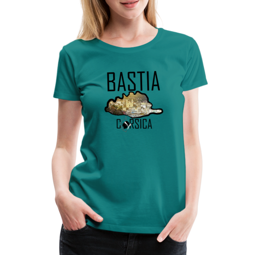 T-shirt Premium Bastia Corsica - Ochju Ochju bleu diva / S SPOD T-shirt Premium Femme T-shirt Premium Bastia Corsica