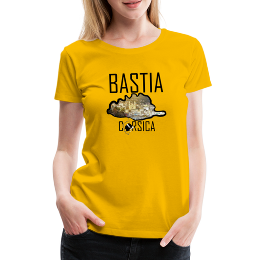 T-shirt Premium Bastia Corsica - Ochju Ochju jaune soleil / S SPOD T-shirt Premium Femme T-shirt Premium Bastia Corsica