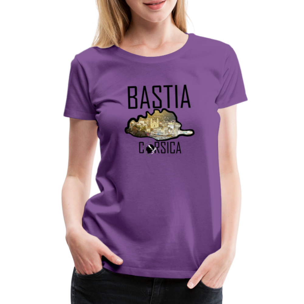 T-shirt Premium Bastia Corsica - Ochju Ochju violet / S SPOD T-shirt Premium Femme T-shirt Premium Bastia Corsica