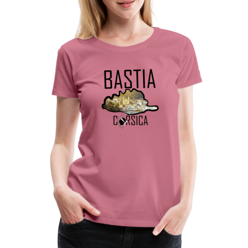T-shirt Premium Bastia Corsica - Ochju Ochju mauve / S SPOD T-shirt Premium Femme T-shirt Premium Bastia Corsica