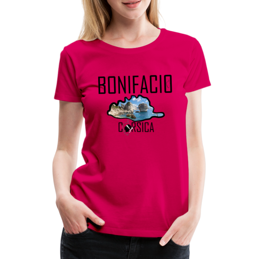 T-shirt Premium Bonifacio Corsica - Ochju Ochju rubis / S SPOD T-shirt Premium Femme T-shirt Premium Bonifacio Corsica