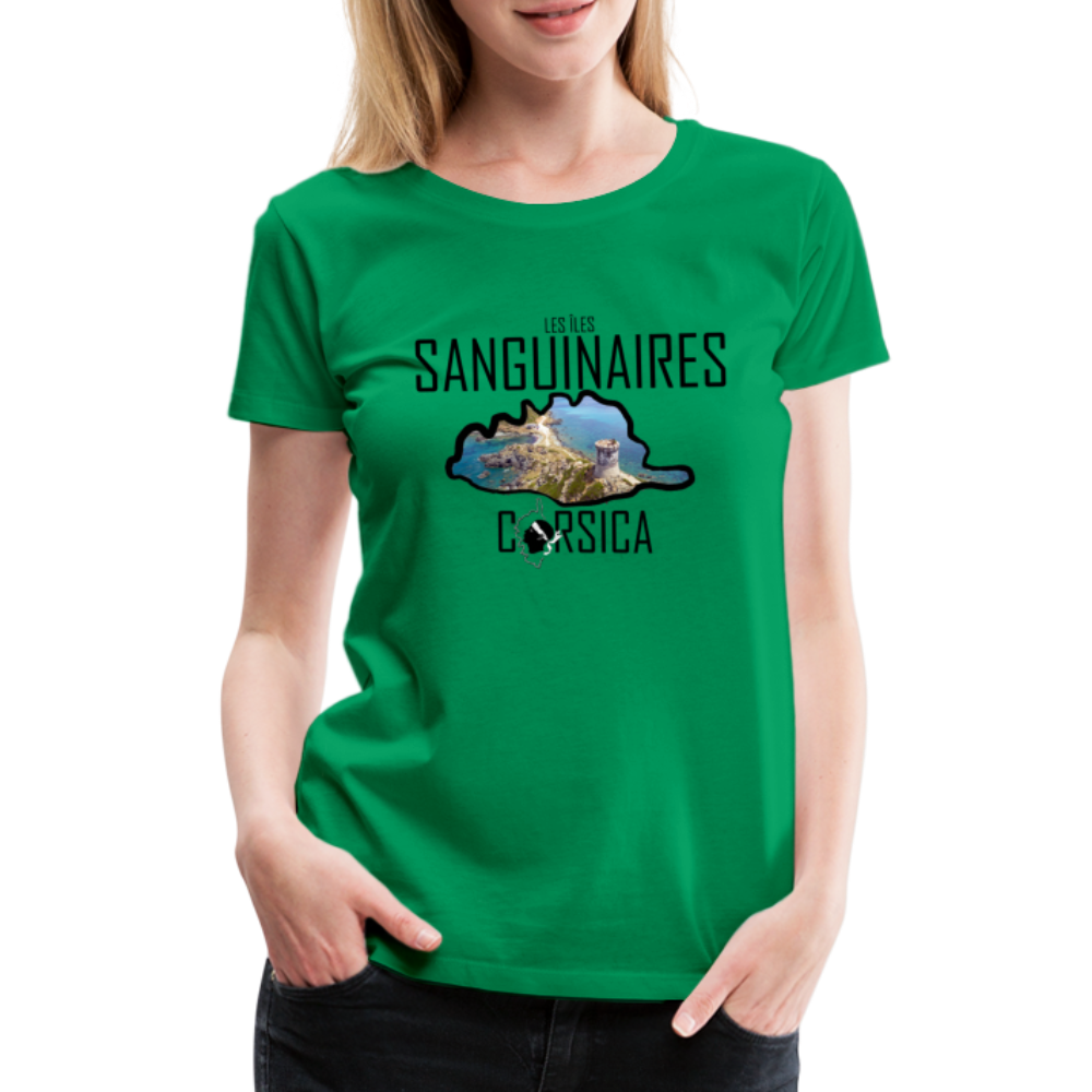 T-shirt Premium Les Sanguinaires Corsica - Ochju Ochju vert / S SPOD T-shirt Premium Femme T-shirt Premium Les Sanguinaires Corsica
