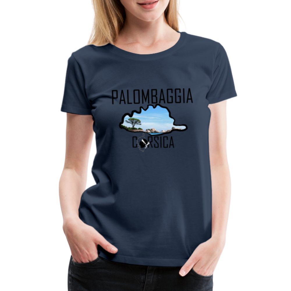 T-shirt Premium Palombaggia Corsica - Ochju Ochju bleu marine / S SPOD T-shirt Premium Femme T-shirt Premium Palombaggia Corsica