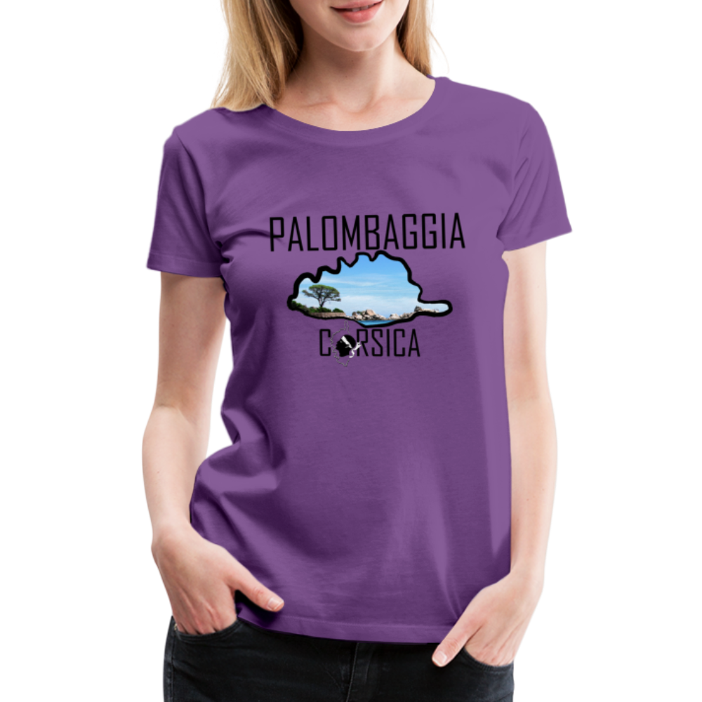 T-shirt Premium Palombaggia Corsica - Ochju Ochju violet / S SPOD T-shirt Premium Femme T-shirt Premium Palombaggia Corsica