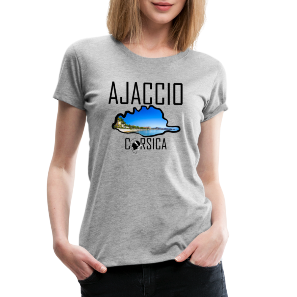 T-shirt Premium Ajaccio Corsica - Ochju Ochju gris chiné / S SPOD T-shirt Premium Femme T-shirt Premium Ajaccio Corsica
