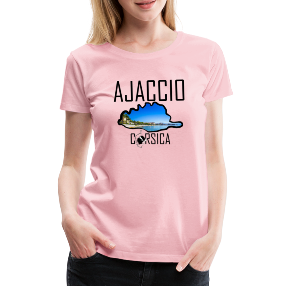 T-shirt Premium Ajaccio Corsica - Ochju Ochju rose liberty / S SPOD T-shirt Premium Femme T-shirt Premium Ajaccio Corsica