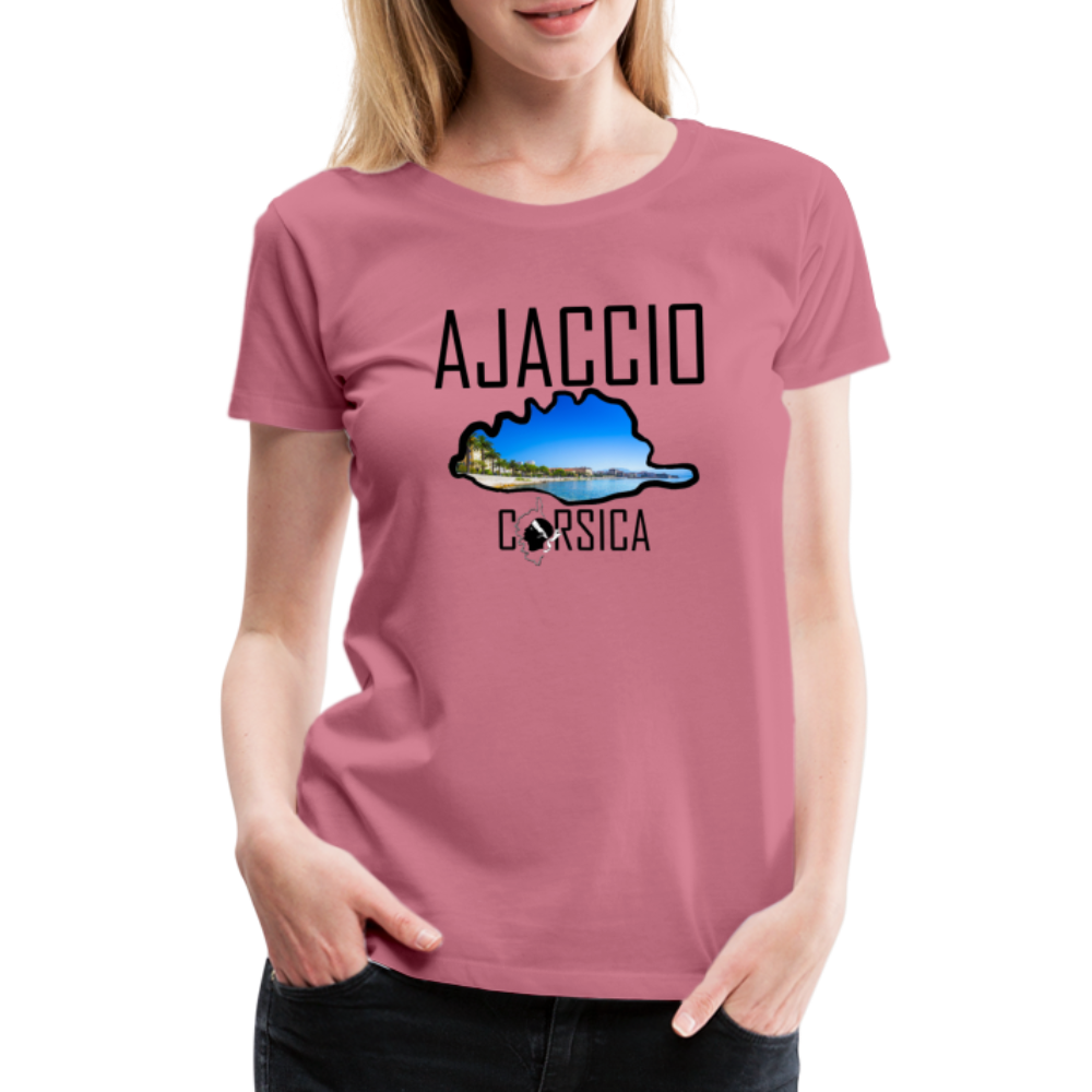 T-shirt Premium Ajaccio Corsica - Ochju Ochju mauve / S SPOD T-shirt Premium Femme T-shirt Premium Ajaccio Corsica