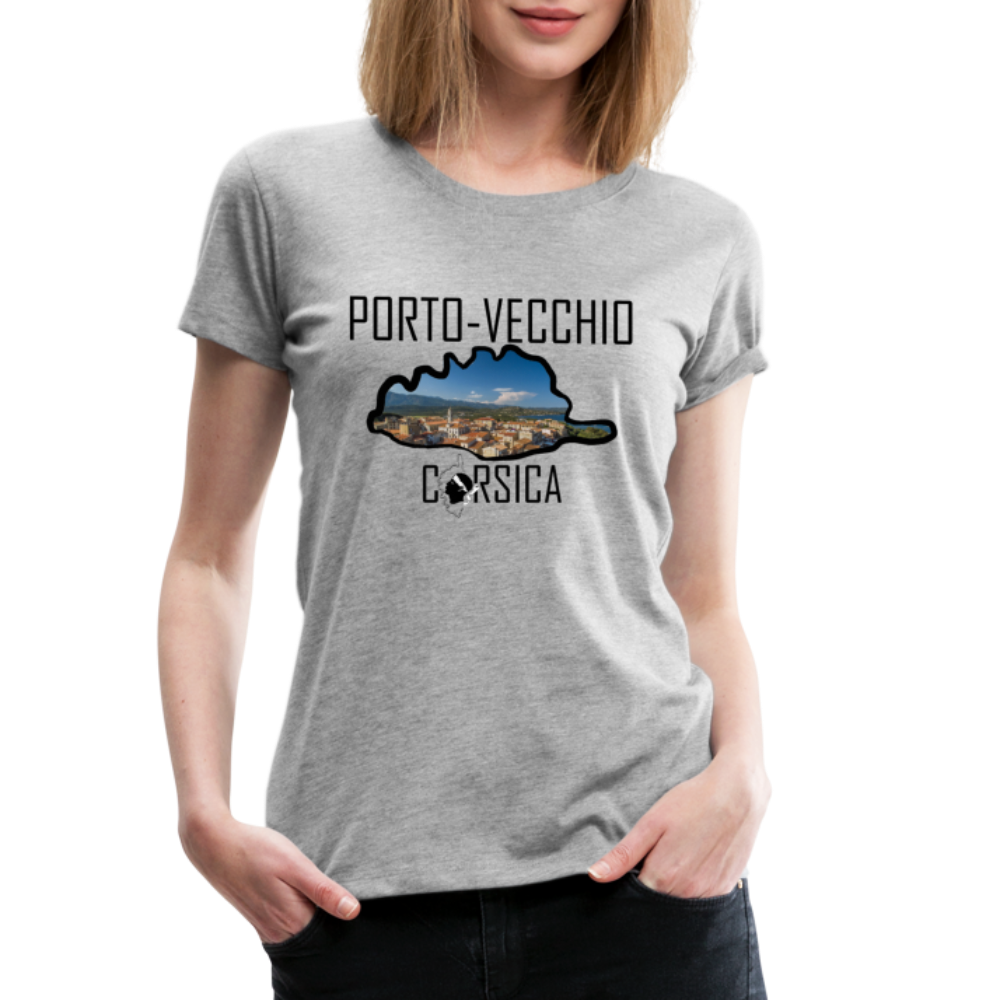T-shirt Premium Porto-Vecchio Corsica - Ochju Ochju gris chiné / S SPOD T-shirt Premium Femme T-shirt Premium Porto-Vecchio Corsica