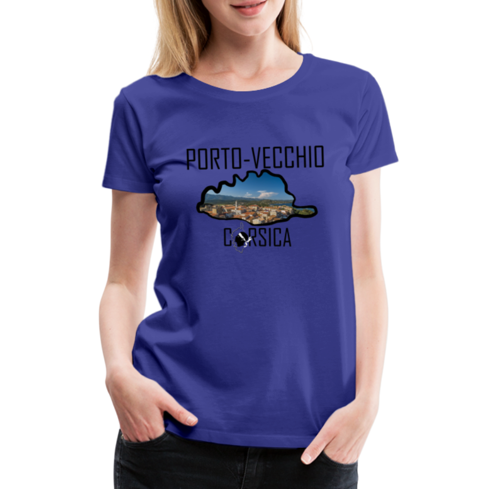 T-shirt Premium Porto-Vecchio Corsica - Ochju Ochju bleu roi / S SPOD T-shirt Premium Femme T-shirt Premium Porto-Vecchio Corsica