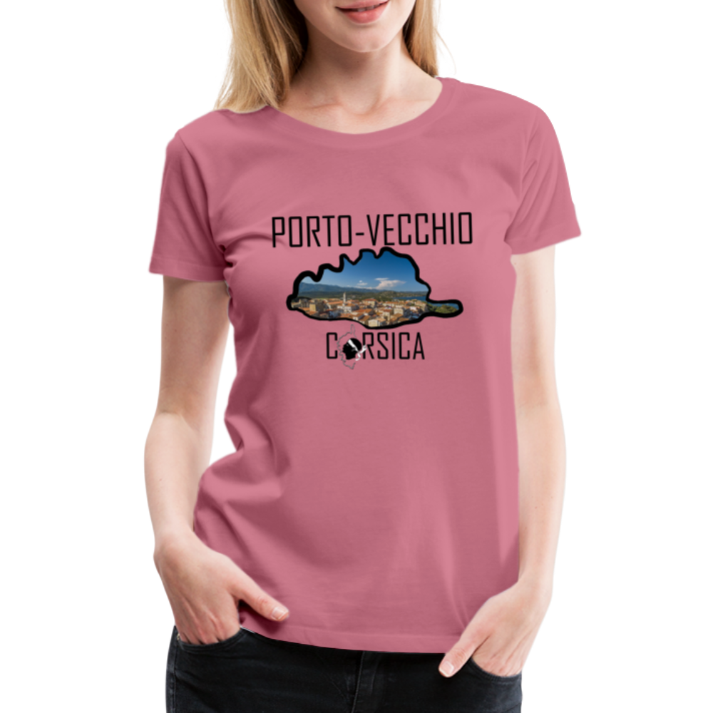 T-shirt Premium Porto-Vecchio Corsica - Ochju Ochju mauve / S SPOD T-shirt Premium Femme T-shirt Premium Porto-Vecchio Corsica