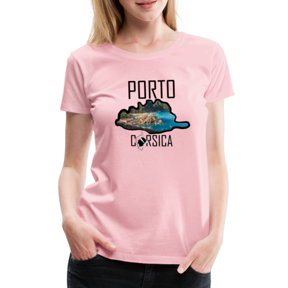T-shirt Premium Porto Corsica - Ochju Ochju rose liberty / S SPOD T-shirt Premium Femme T-shirt Premium Porto Corsica
