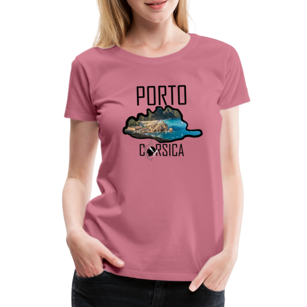 T-shirt Premium Porto Corsica - Ochju Ochju mauve / S SPOD T-shirt Premium Femme T-shirt Premium Porto Corsica