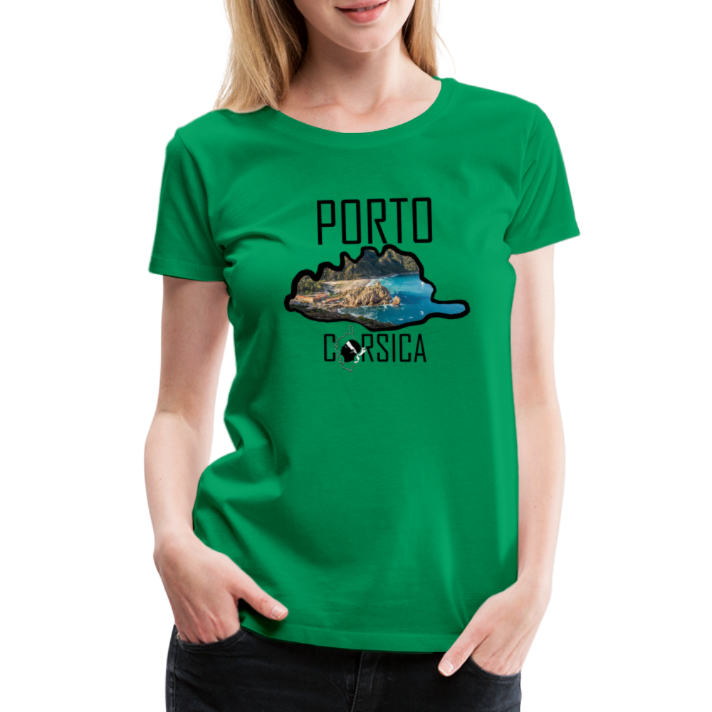 T-shirt Premium Porto Corsica - Ochju Ochju vert / S SPOD T-shirt Premium Femme T-shirt Premium Porto Corsica