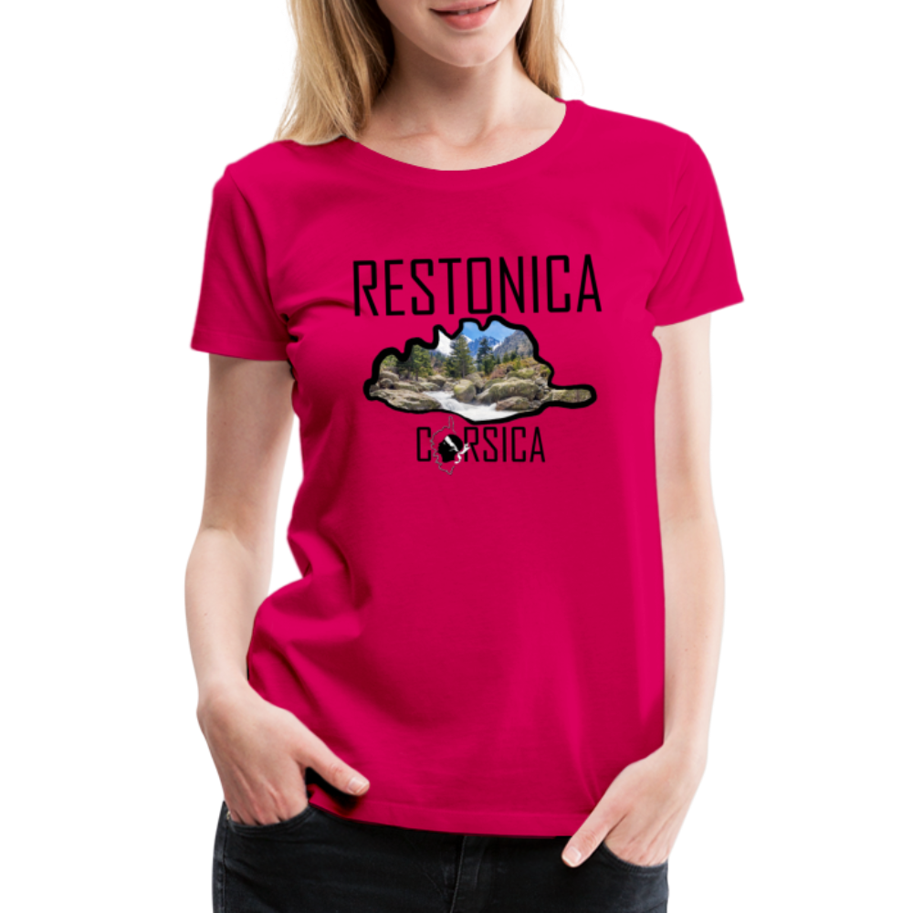 T-shirt Premium La Restonica Corsica - Ochju Ochju rubis / S SPOD T-shirt Premium Femme T-shirt Premium La Restonica Corsica