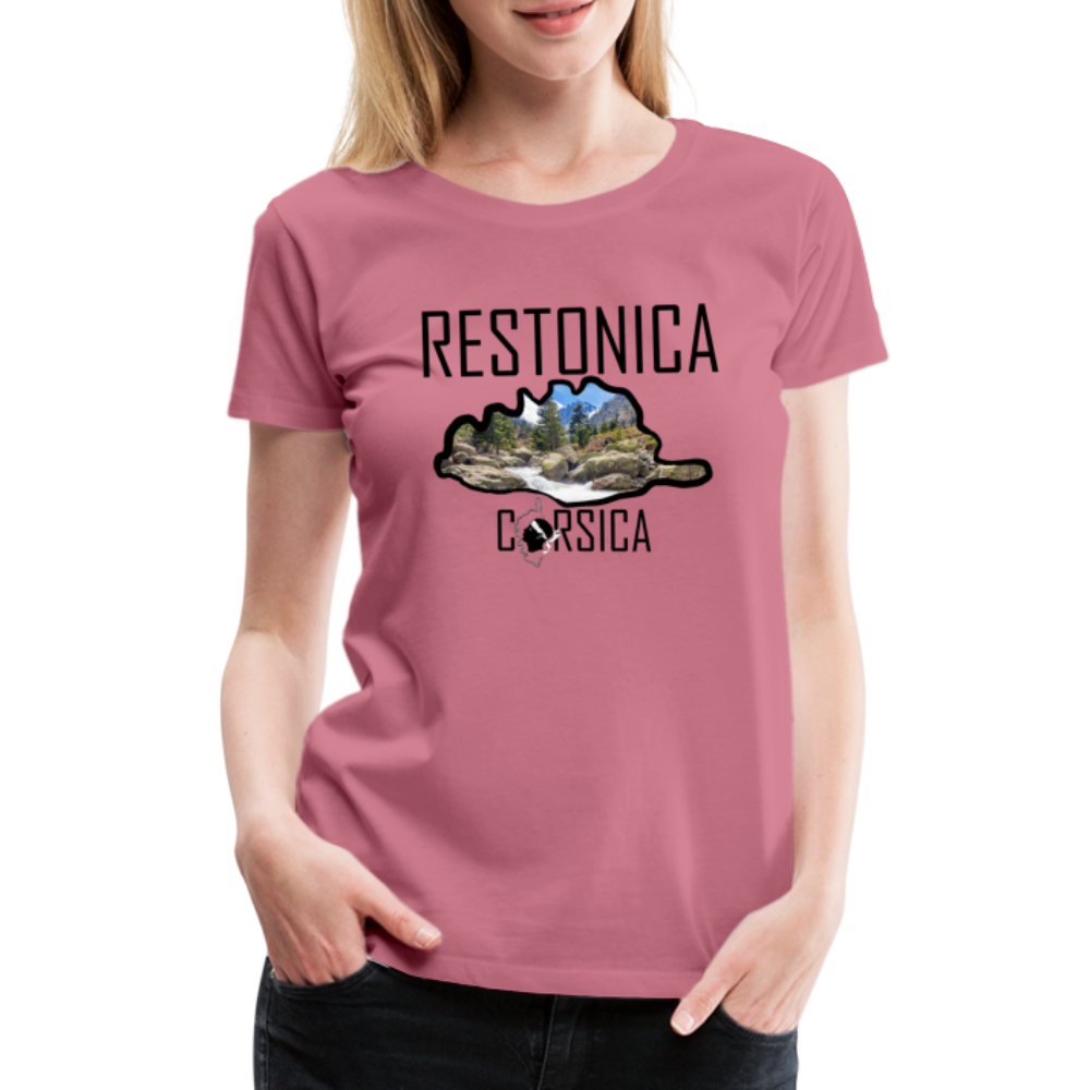 T-shirt Premium La Restonica Corsica - Ochju Ochju mauve / S SPOD T-shirt Premium Femme T-shirt Premium La Restonica Corsica