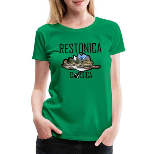 T-shirt Premium La Restonica Corsica - Ochju Ochju vert / S SPOD T-shirt Premium Femme T-shirt Premium La Restonica Corsica