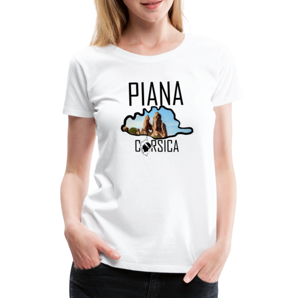 T-shirt Premium Piana Corsica - Ochju Ochju blanc / S SPOD T-shirt Premium Femme T-shirt Premium Piana Corsica