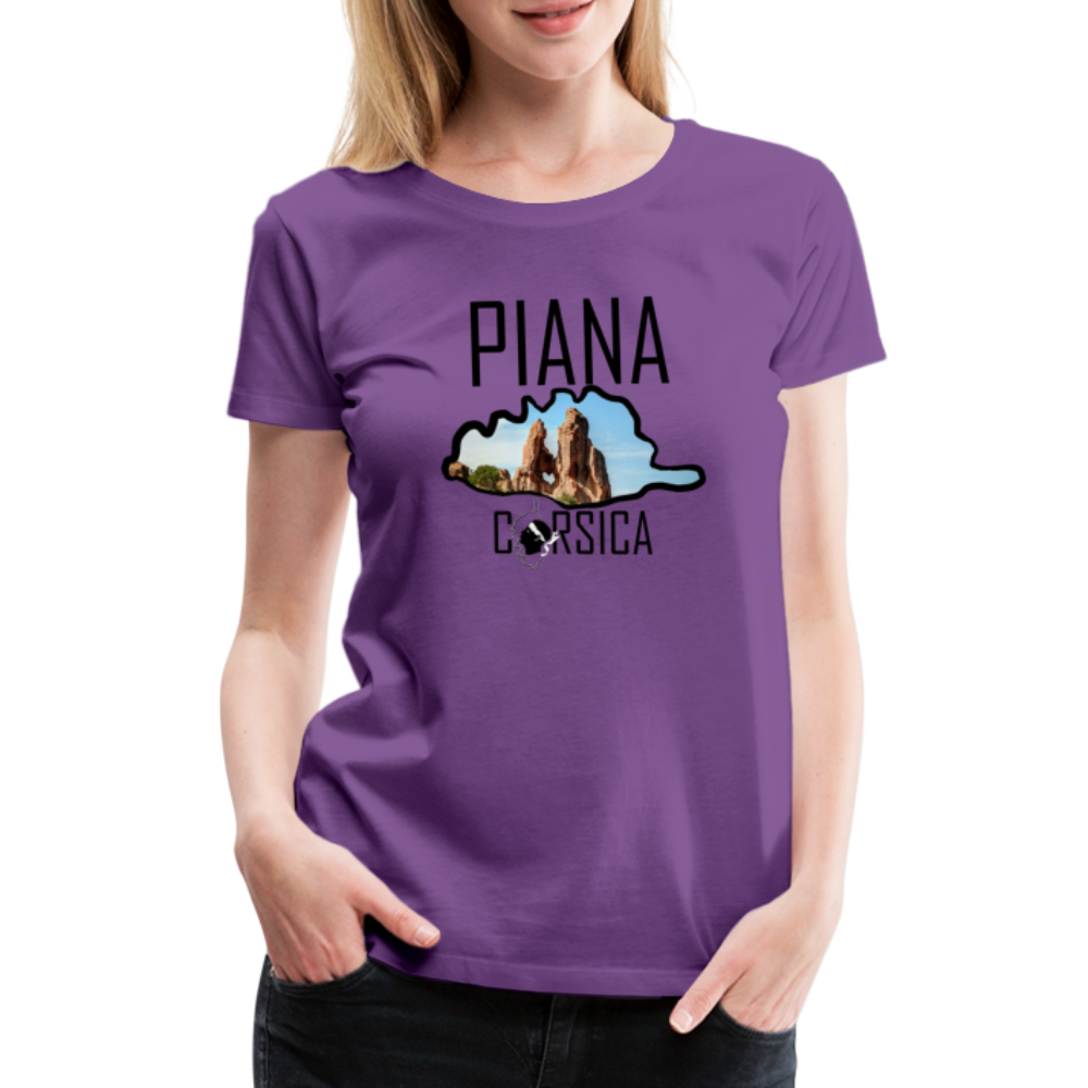 T-shirt Premium Piana Corsica - Ochju Ochju violet / S SPOD T-shirt Premium Femme T-shirt Premium Piana Corsica