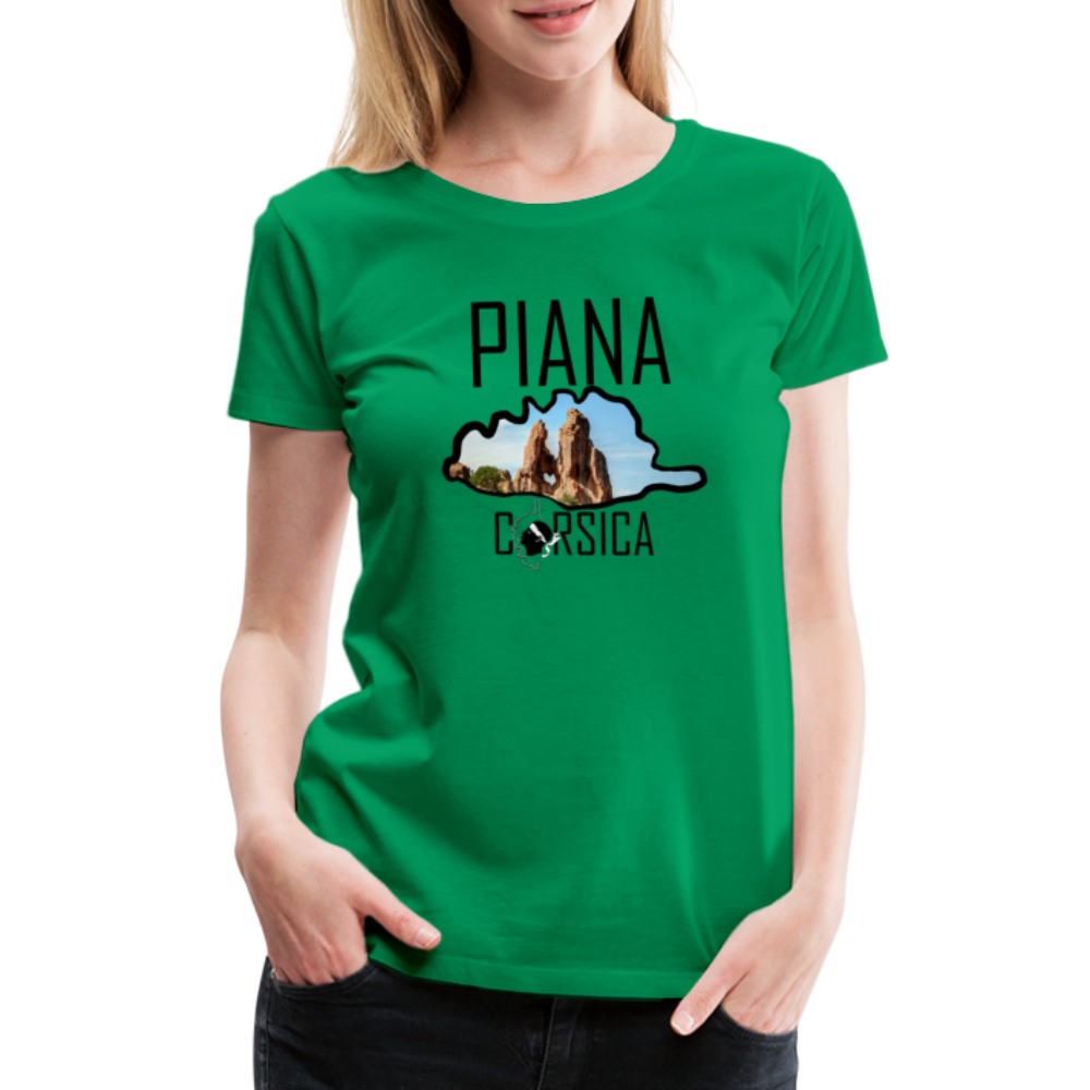 T-shirt Premium Piana Corsica - Ochju Ochju vert / S SPOD T-shirt Premium Femme T-shirt Premium Piana Corsica