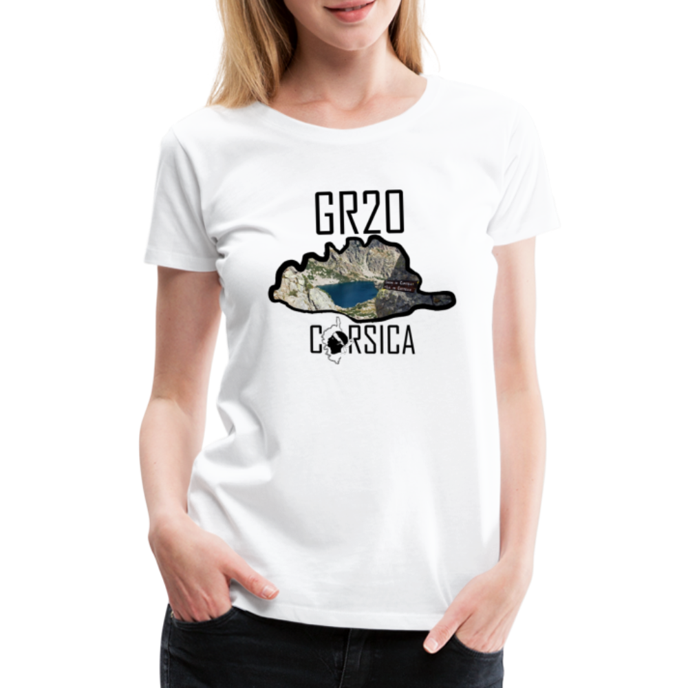 T-shirt Premium GR20 Corsica - Ochju Ochju blanc / S SPOD T-shirt Premium Femme T-shirt Premium GR20 Corsica