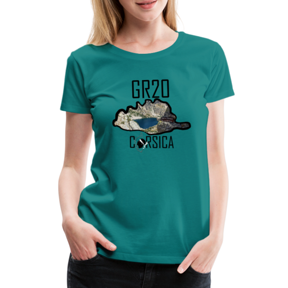 T-shirt Premium GR20 Corsica - Ochju Ochju bleu diva / S SPOD T-shirt Premium Femme T-shirt Premium GR20 Corsica