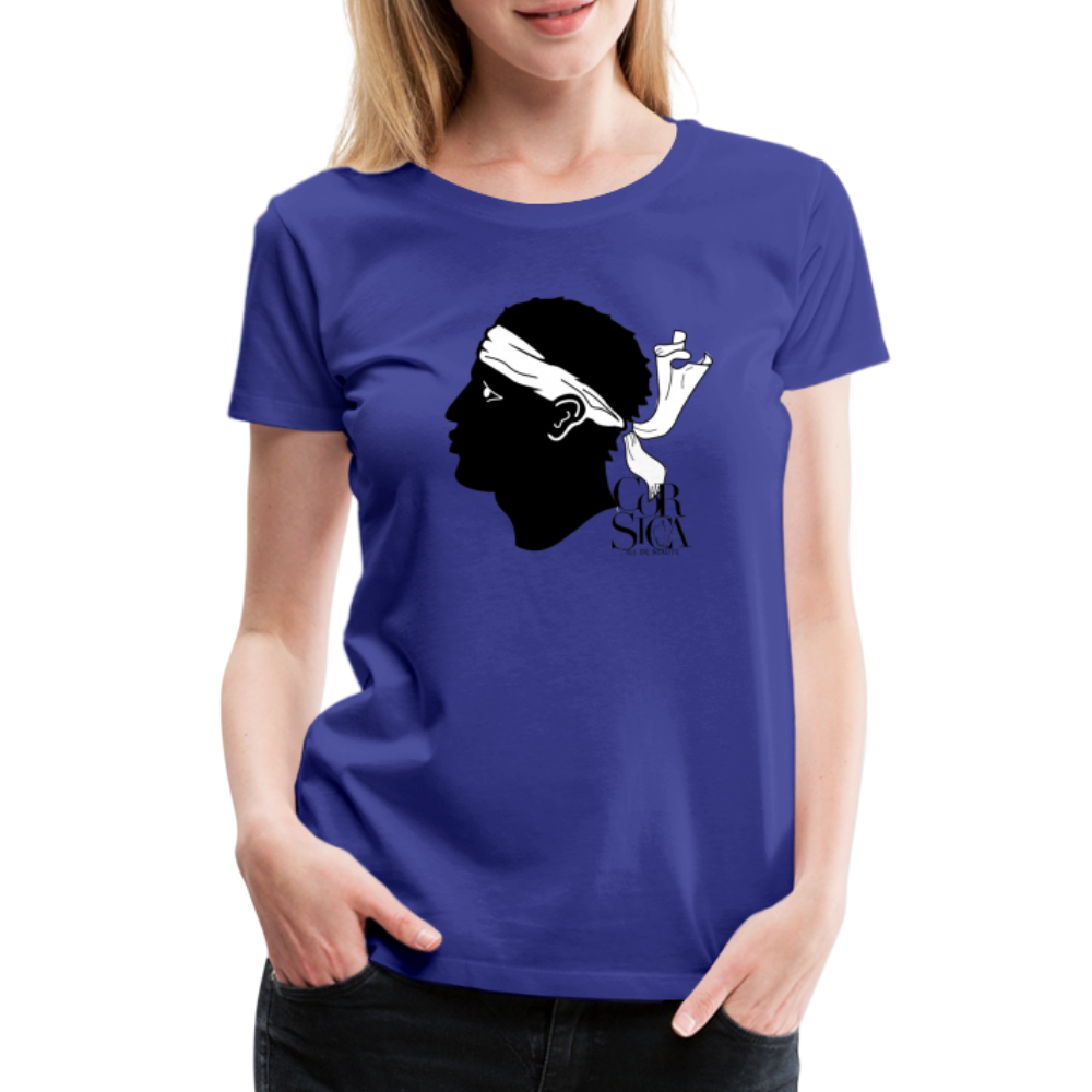T-shirt Premium Tête de Maure - Ochju Ochju bleu roi / S SPOD T-shirt Premium Femme T-shirt Premium Tête de Maure