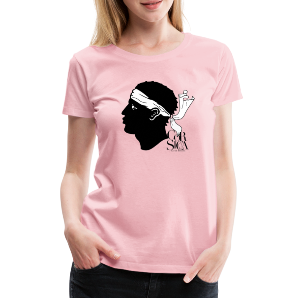 T-shirt Premium Tête de Maure - Ochju Ochju rose liberty / S SPOD T-shirt Premium Femme T-shirt Premium Tête de Maure