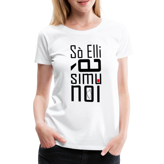 T-shirt Premium Simu Noi - Ochju Ochju blanc / S SPOD T-shirt Premium Femme T-shirt Premium Simu Noi