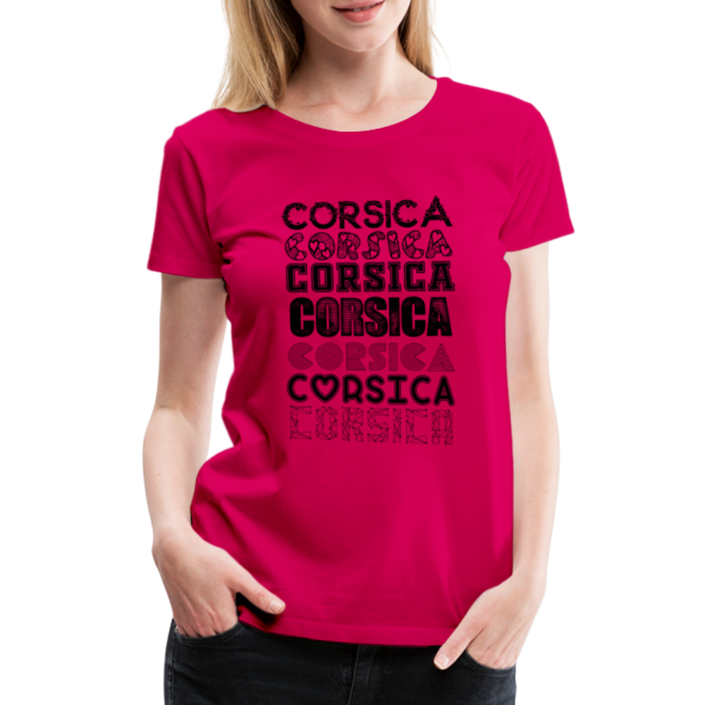 T-shirt Premium Corsica - Ochju Ochju rubis / S SPOD T-shirt Premium Femme T-shirt Premium Corsica