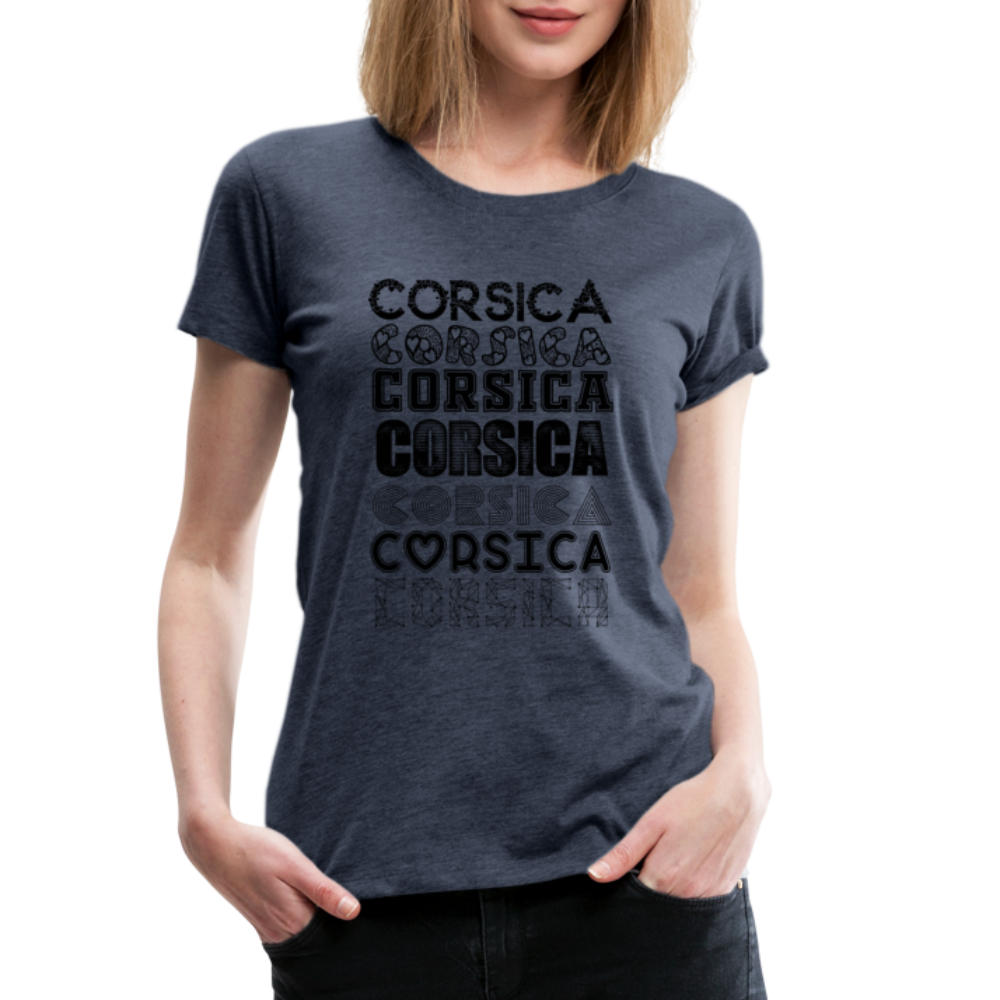 T-shirt Premium Corsica - Ochju Ochju bleu chiné / S SPOD T-shirt Premium Femme T-shirt Premium Corsica
