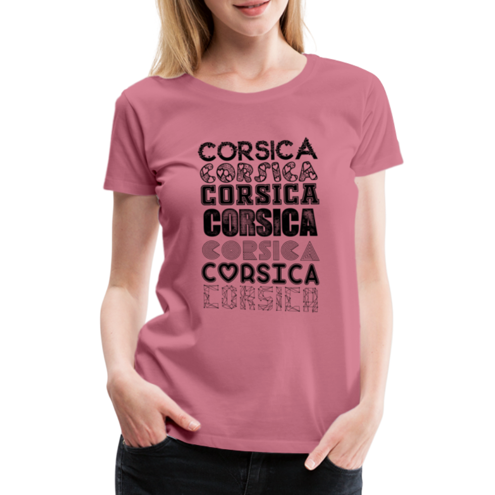T-shirt Premium Corsica - Ochju Ochju mauve / S SPOD T-shirt Premium Femme T-shirt Premium Corsica