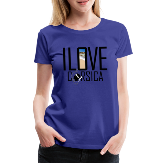 T-shirt Premium I Love Corsica - Ochju Ochju bleu roi / S SPOD T-shirt Premium Femme T-shirt Premium I Love Corsica